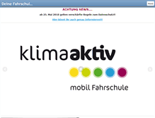 Tablet Screenshot of gabriel-fahrschule.at